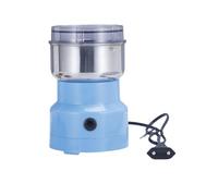 Qectial Moulin à Café électrique pour épices, Céréales Sèches, Riz, Cacahuètes et Café, avec Moteur Silencieux, Système de Dissipation de La Chaleur et Broyeu, Bleu