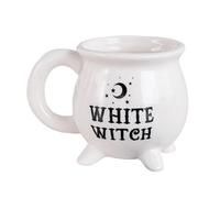 Qectial Mug à Café d'halloween, Original, Cadeau, Mug à Latte, Mug à Expresso de 400 ML pour Anniversaire, Pendaison de Crémaillère, Blanc