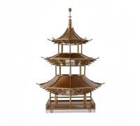 Qectial Octogonale Objet Figurine Sculpture Décor Maison Métal avec Base Acrylique Ton Chaleureux et Focalisante Adaptée pour Bureau Hôtels Salons de, 320 320 460