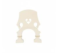 Qectial Pont de Basse Ajustable avec Système de Précision pour Contrebasse Pièces Musicales en Érable Offrant Stabilité et Maintien des Cordes Réponse Sonore, 1/2