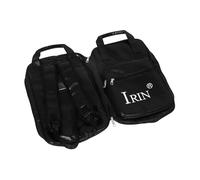 Qectial Sac pour de Batterie Pochette de Transport Étui d'Accessoires Percussion en Similicuir Résistant à l'Eau avec Crochet Interne Adapté aux, noir