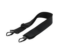 Qectial Sangle de Remplacement Bandoulière pour Guitare Sangle Sac Violin Bretelle Snare Drum Accessoire Instrument Musique Polyester Coton Utilisable avec Ét, Noir 37mm