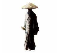 Qectial Statue Figurine Résine Chevalier Errant Miniature Guerrier Ornement Modèle en Résine pour Maquettes Paysagères Aquariums Bureaux Salons Convient aux, 3CM, Épéiste A