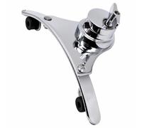 Qectial Support de pour Batterie Support de Tom Support de Caisse Claire Support de Fût Support de Montage Bras Courbé à Angle Droit Métal Résistant Patins, 10 Pouces