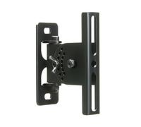Qectial Support Mural pr Haut-Parleur Soli | Inclinaison Rotation Ajustables, Support Mural pr Enceinte, Compact, Studio, Karaoké, Audiophiles, Double Rangée Trous