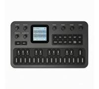 Qectial Synthétiseur Portable Clavier Contrôleur Midi Module Sonore Séquenceur Autonome avec 32 Algorithmes 27 Touches Réduites et Écoute Immédiate