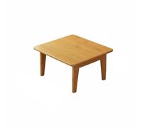 Qectial Table Basse Pliante en Bambou Naturel Table Thé Tatami Style Japonais Table d'Appoint Repliable pour Collation Travail Lecture Balcon Adaptée aux, Naturel, 50 37 26.2cm