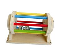 Qectial Tambour Roulant pour, Jouet Tambour Rotatif, Jouet Rampant Compact de Coordination et de Développement Sensoriel pour Avions D'anniversaire, Cloche