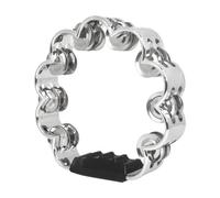 Qectial Tambourin à Double Rangée Tambourin Main Cloche Main Instrument à Percussion Cadre en Forme de Fleur Tenue Confortable Projection Sonore Nette Métal, Argent