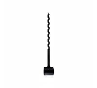 Qectial Tarière Manuelle Tarière Mèche Outil Bricolage Acier Carbone pour Percer Bois et Matériaux Compatibles Chemin de Coupe Efficace Poignée Anneau pour, Foret À Bois À Pointe Plate 10 230mm