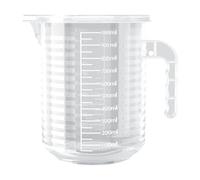 Qectial Tasse à Mesurer avec Poignée, Pichet à Eau Multifonction Portable, Accessoire de Cuisine, Outil de Mesure pour Bière, M
