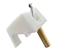 Qectial Turntable pour Lecteur LP Vinyle Remplacement D'Aiguille Phonographe Cartouches Phono Accessoires Métal Fonctionnalité Installation Faci, Blanc