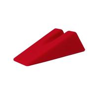 Qectial Wedge Pillow Coussin d'Appui Cale de Rééducation Oreiller Ergonomique Tapis de Mobilisation en Silicone Mat Édges Arrondis pour Alignement Corporel, Rouge
