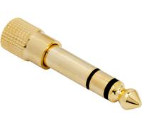 QED Connect Adaptateur Jack 3,5 femelle vers 6,35 mâle - Adaptateurs audio