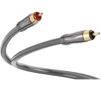 QED Performance Audio 40i Câble audio stéréo RCA pour connecter 2 connecteurs phono à 2 téléphones avec technologie Solid Complementary Conductor™ et connecteurs RCA Anamate™ 2 m Noir