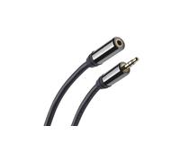 QED Rallonge mini-jack Graphite (5 m) - Rallonges jack/mini-jack
