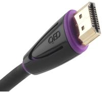 QED Profile eFlex HDMI Noir (1 m) - Câbles HDMI