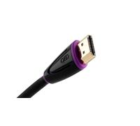 QED Profile eFlex HDMI Noir - Câble HDMI de 1m