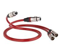 QED QE3280 (New) Câble Audio 0,6 m Rouge