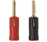 QED Fiches banane Screwloc ABS 4 mm Paire