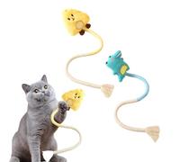 QEDBOJE 2 pièces Jouet de Dentition Chaton, a Macher, Interactif pour soins dentaires et contre mauvaise haleine, pour Interieur, Jeux, Jouet, Jeu, pour Chaton