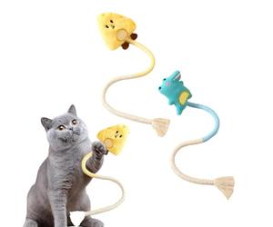 QEDBOJE 2 pièces Jouet de Dentition Chaton, a Macher, Interactif pour soins dentaires et contre mauvaise haleine, pour Interieur, Jeux, Jouet, Jeu, pour Chaton