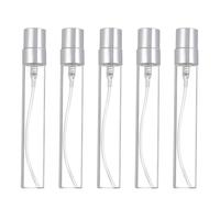 QEDBOJE 5 pièces Mini Vaporisateurs de Parfum, Flacon Pulvérisateur Vide pour Échantillon Parfum, Voyage et Cosmétique, Portable Flacons Atomiseurs (5ml)