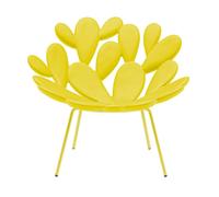 QEEBOO fauteuil pour l'extérieur FILICUDI (Yellow - polyéthylène et acier verni)