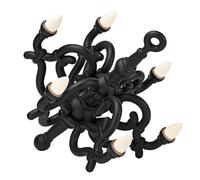 QEEBOO lampadaire pour l'extérieur FALLEN CHANDELIER XL (Noir - Fiberglass)