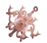 QEEBOO lampadaire pour l'extérieur FALLEN CHANDELIER XL (Rose - Fiberglass)