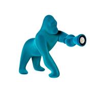 QEEBOO lampe de table KONG XS VELVET FINISH (Bleu ciel - Polyéthylène et velours)
