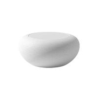 QEEBOO table basse pour l'extérieur NAMI (White - Mélange de matériaux recyclés et de verre)