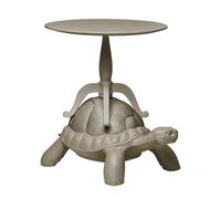 QEEBOO table basse TURTLE CARRY COFFEE TABLE (Gris tourterelle - Polyéthylène)