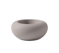 QEEBOO vase pour l'extérieur NAMI (Dove grey - Polyéthylène)