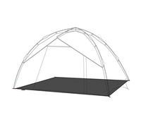 Qeedo Quick Ash 2 bache de Tente, étanche - Protection Contre l’humidité + Les détériorations