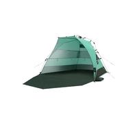 qeedo Quick Bay Pro Grande tente de plage avec protection UV (UV80) pour 3 personnes, sardines et sac à roulettes inclus pour la protection solaire pour familles, enfants, bébés ou chiens - Bahamamint