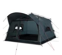 qeedo Quick Villa L, Tente familiale pour 5 Personnes, Tente instantanée avec Hauteur sous Plafond - Bleu Pierre