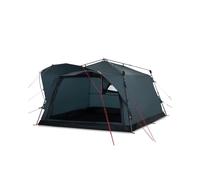 qeedo Quick Villa M, 4 Personnes Tente familiale avec système Quick-Up - Tente de Camping étanche à l'eau, spacieuse, avec auvent, entrée & fenêtre avec moustiquaire & aération en Mesh