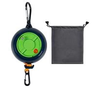 QeeHeng Corde à linge rétractable de 10 m, corde à linge de voyage, extensible pour hôtel, extérieur, buanderie, jardin, voyage, camping