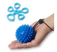 Qeeheng Hand Enhancement ball exerciser Finger grip Enhancer force trainer grip set fingerball pour le traitement des mains, de l'arthrite et du syndrome du canal carpien (10lb Deep Blue)