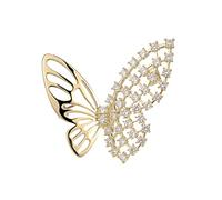 QEEHIR Broche Pin's Badges Bijoux Fantaisie pour Femme Fille Oxyde de Zirconium