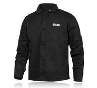 QeeLink Veste de Soudeur - Vêtements de Soudeur en Coton Ignifugé de Première Qualité - Manteau de Soudeur Léger pour Hommes et Femmes