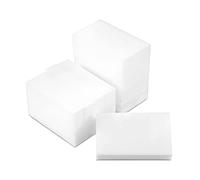 QEEQPF 10éponges magiques d'effacement pour enlever les murs la cuisine salle de bain le plancher jupes tous nettoyants surface, sans produits chimiques mélamine durable éponge blanche 10*6*2cm