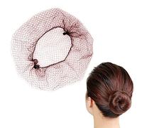 QEEQPF 25 filets à cheveux bruns, extensibles à 50cm, invisibles et multi-fonctionnels