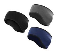 QEEQPF - Lot de 3 bandeaux de sport d'hiver pour homme et femme - Pour la course à pied, le yoga, la danse, la gym, la chasse, la pêche, etc.