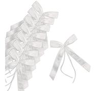 QEEQPF Lot de 50 nœuds pour voiture de mariage, décoration de mariage, cadeaux, convient pour mariage, voiture, cadeau, sac à bonbons, décoration de la maison, etc