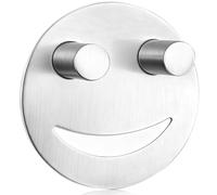 QEEYON Joli porte-éponge pour évier de cuisine en acier inoxydable avec ventouse - Compatible avec les éponges Scrub Daddy - 1 pièce