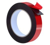 QEEYON Ruban Adhésif Double Face Extra Fort - 5 m x 25 mm - Étanche et Résistant aux Hautes Températures - Pour Voiture, Maison et Bureau, Fixation DIY
