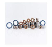 QEFHSVVZE Kits de roulements à Billes for Produits de Transmission de Puissance for Traxxas Monster Truck Nitro Revo, roulements à Billes scellés de Couleur, Lot de 34 roulements à Billes