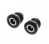 QEJBQKWU Connecteur d'alimentation CC DC-022D 5,5 x 2,1 mm / 5,5 x 2,5 mm avec écrou, Adaptateur Jack for Montage sur Panneau, 5 pièces(5pcs 5.5x2.1mm)